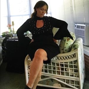 Venus black pearl dress XL